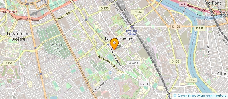 localisation de l'entreprise MO PARTNERS à IVRY SUR SEINE