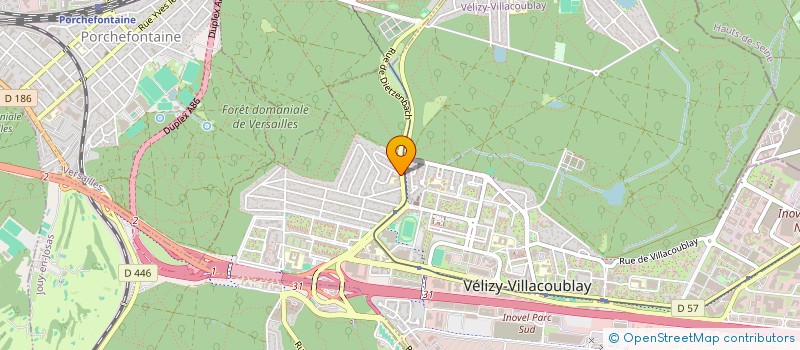 localisation de l'entreprise MO-SONG RECORDZ  VELIZY-VILLACOUBLAY