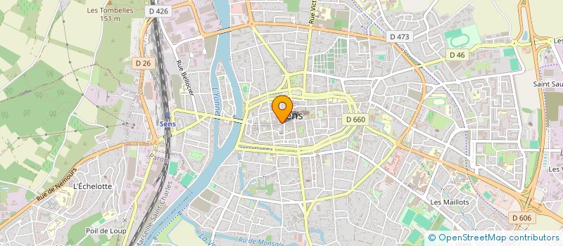 localisation de l'entreprise MO SUSHI  SENS