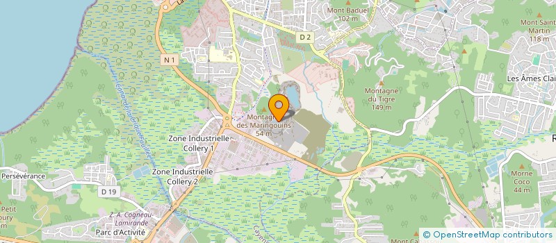 localisation de l'entreprise MO TI'PARFUM GUYANE  CAYENNE