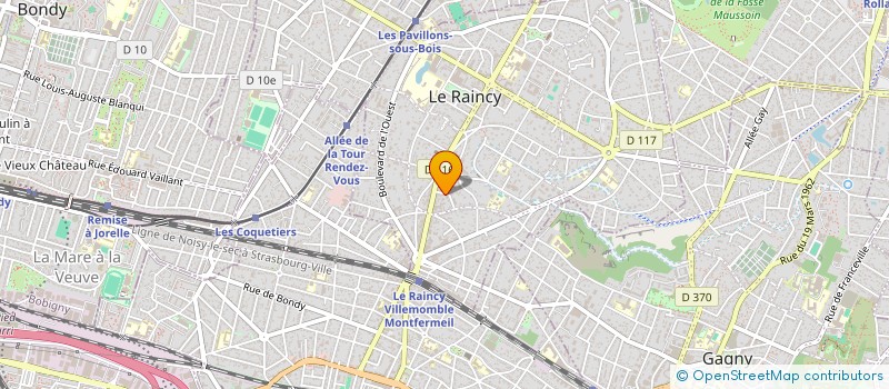 localisation de l'entreprise MO TRANS  LE RAINCY