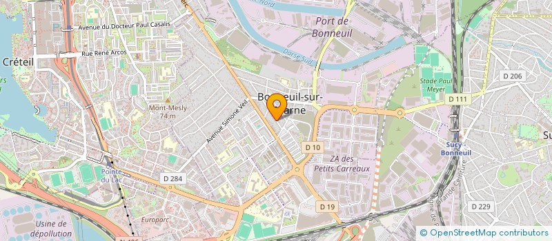 localisation de l'entreprise MO TRANSPORT  BONNEUIL-SUR-MARNE