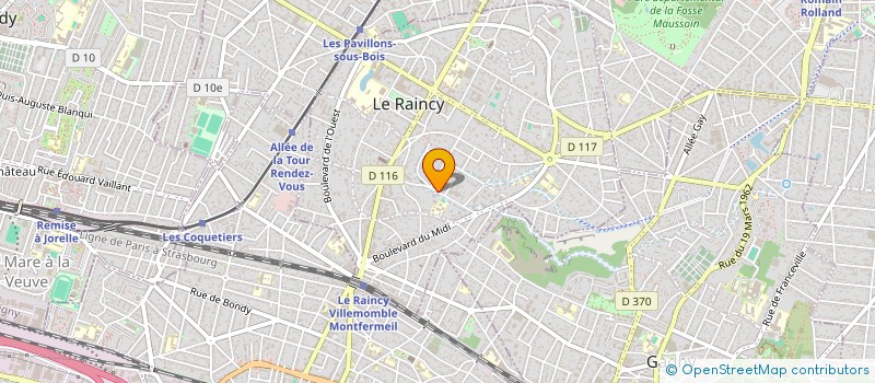 localisation de l'entreprise MO-UP à LE RAINCY
