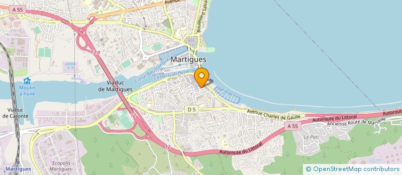 localisation de l'entreprise MO2 AUTO à MARTIGUES