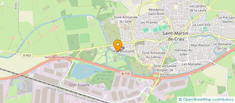 localisation de l'entreprise MO2 INDUSTRIE à SAINT-MARTIN-DE-CRAU