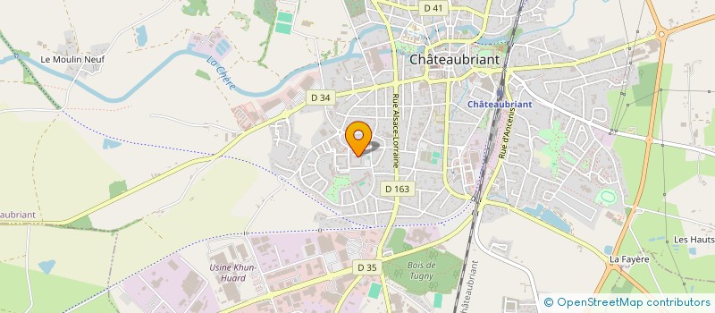 localisation de l'entreprise MO2 MAINTENANCE  CHATEAUBRIANT