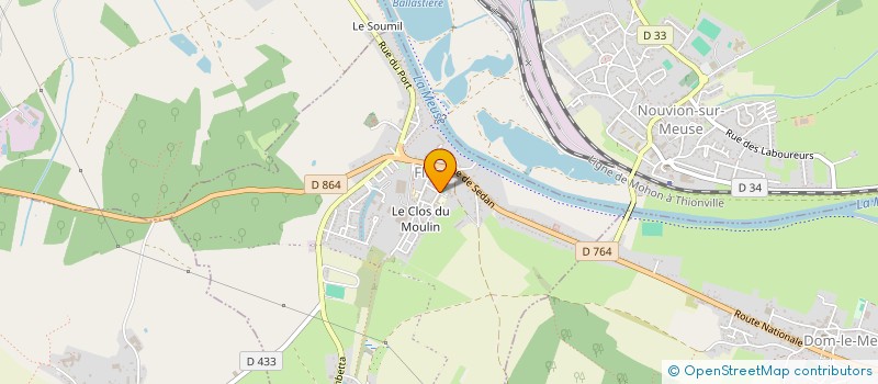 localisation de l'entreprise MO2C  FLIZE