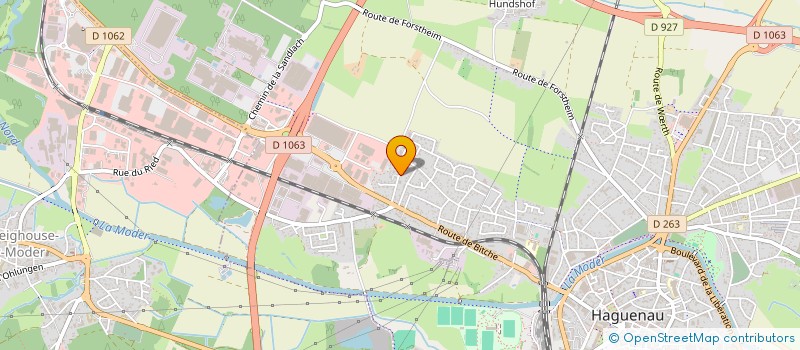 localisation de l'entreprise MO2C  HAGUENAU