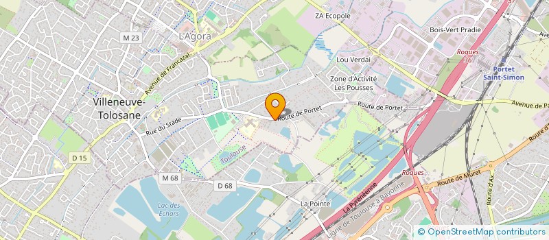 localisation de l'entreprise MO2H BAT à VILLENEUVE-TOLOSANE