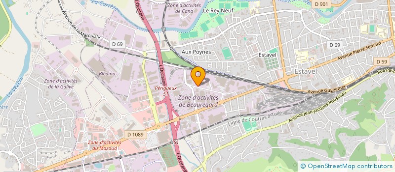 localisation de l'entreprise MO2R à BRIVE-LA-GAILLARDE