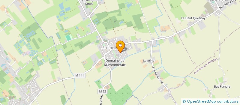 localisation de l'entreprise MO3P  FROMELLES