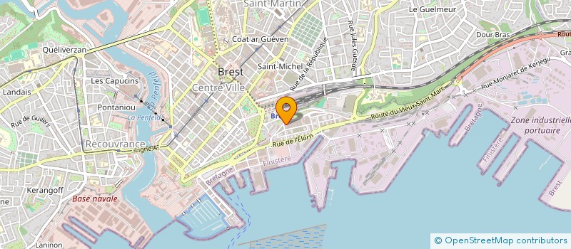 localisation de l'entreprise MOA à BREST