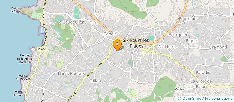 localisation de l'entreprise MOA INVEST à SIX-FOURS-LES-PLAGES