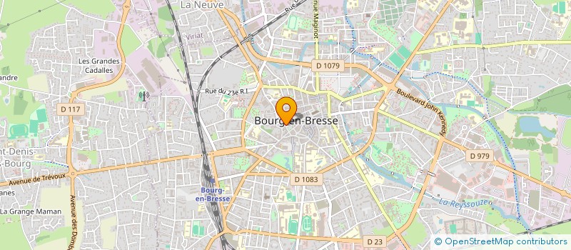 localisation de l'entreprise MOA PROJETS à BOURG-EN-BRESSE