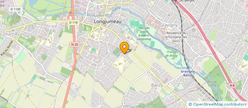 localisation de l'entreprise MOAD CONSULTING à LONGJUMEAU