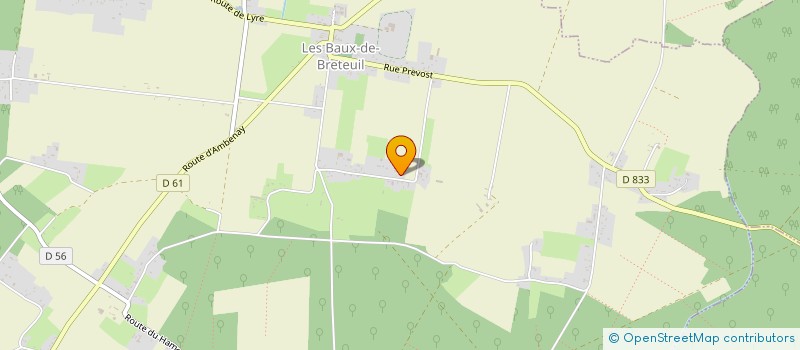 localisation de l'entreprise MOAGE  LES BAUX-DE-BRETEUIL