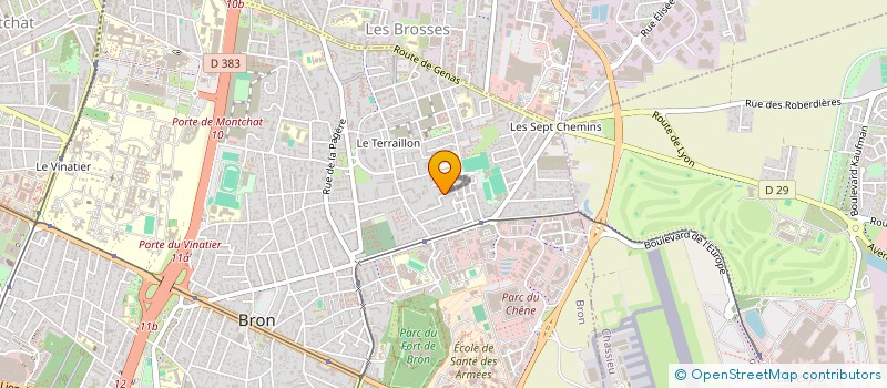 localisation de l'entreprise MOAI à BRON