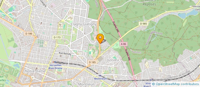 localisation de l'entreprise MOAL EXPORT à VERSAILLES