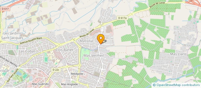 localisation de l'entreprise MOAMAG 66  PERPIGNAN