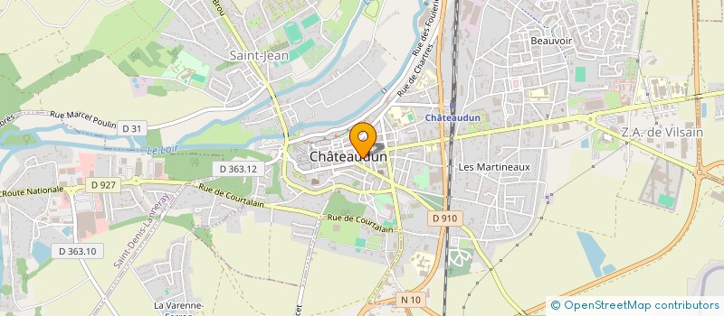 localisation de l'entreprise MOANA à CHATEAUDUN