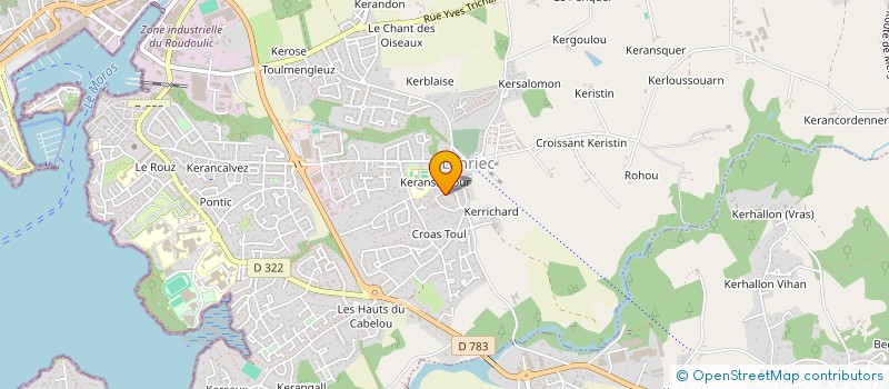 localisation de l'entreprise MOANA à CONCARNEAU