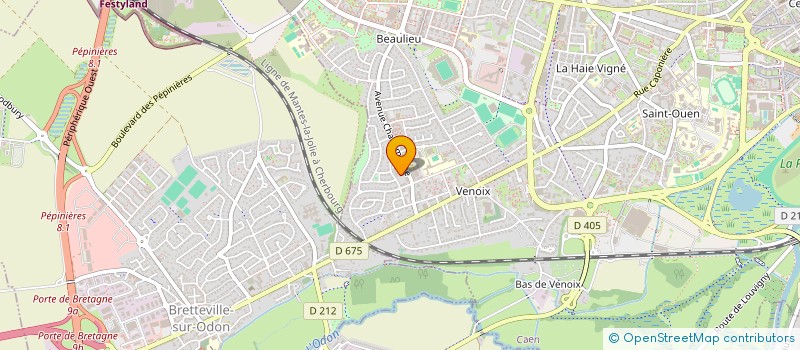 localisation de l'entreprise MOANA à CAEN