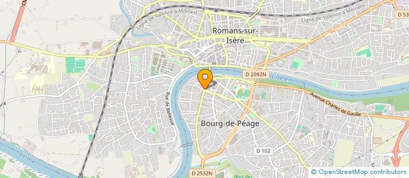 localisation de l'entreprise MOANA  BOURG-DE-PEAGE