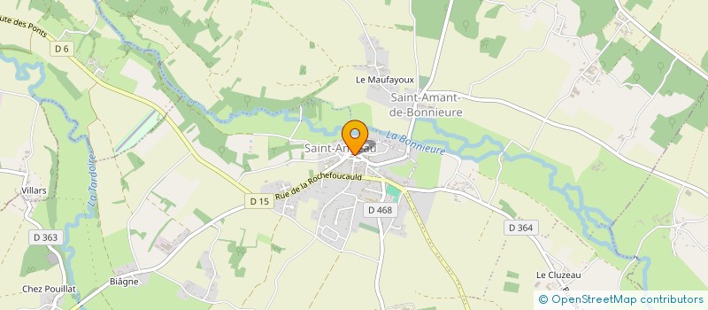 localisation de l'entreprise MOANA à VAL-DE-BONNIEURE