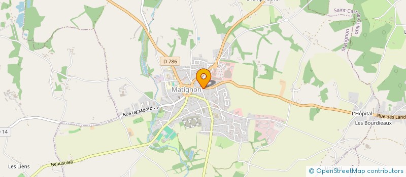 localisation de l'entreprise MOANA  MATIGNON