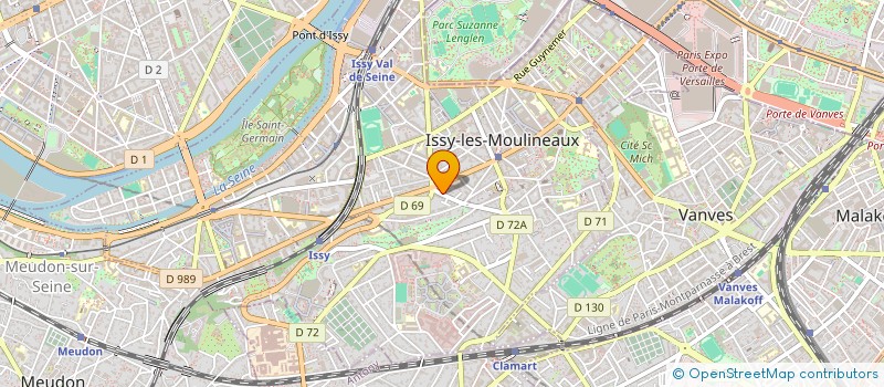 localisation de l'entreprise MOANA  ISSY-LES-MOULINEAUX