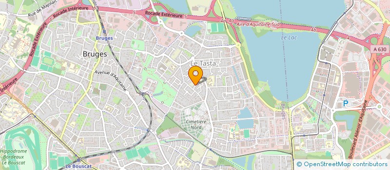 localisation de l'entreprise MOANA INVEST  BRUGES