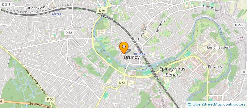 localisation de l'entreprise MOAS  BRUNOY