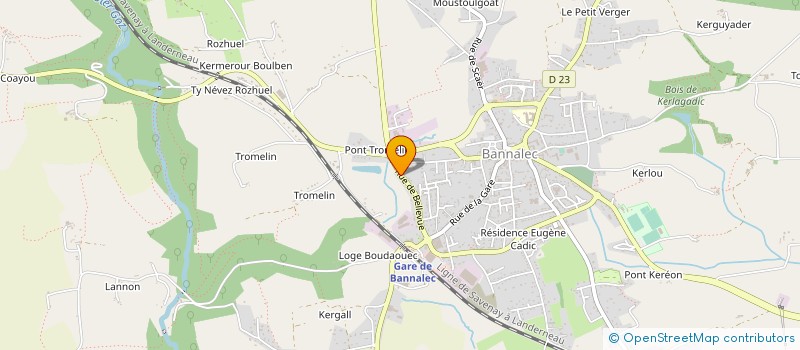 localisation de l'entreprise MOASR à BANNALEC