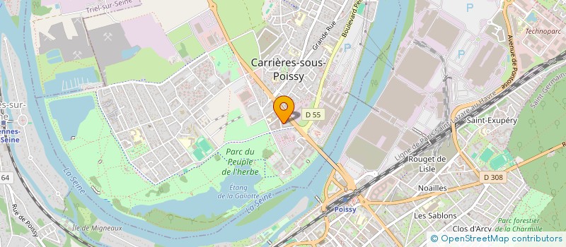 localisation de l'entreprise MOAYE à CARRIERES-SOUS-POISSY