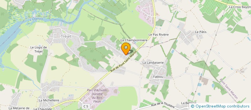 localisation de l'entreprise MOAZ  LA CHEVROLIERE