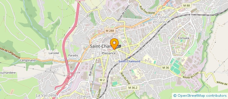 localisation de l'entreprise MOB 77 à SAINT-CHAMOND