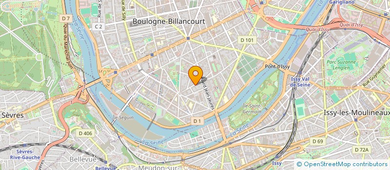 localisation de l'entreprise MOB à BOULOGNE-BILLANCOURT
