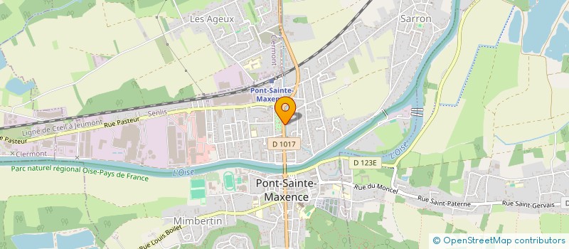 localisation de l'entreprise MOB  PONT-SAINTE-MAXENCE