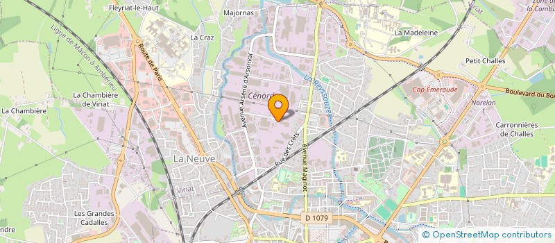 localisation de l'entreprise MOB COWORKING à BOURG-EN-BRESSE