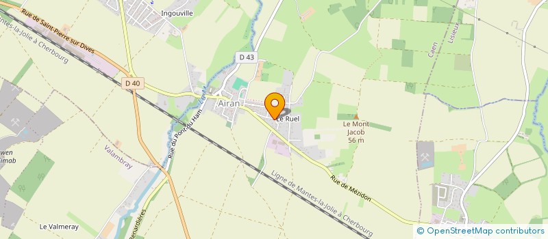 localisation de l'entreprise MOB-E FG  VALAMBRAY