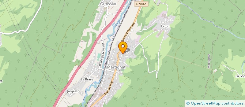 localisation de l'entreprise MOB-E-SCRAP à MARTIGNAT