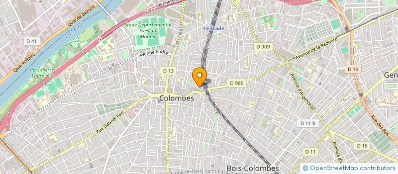 localisation de l'entreprise MOB'EMPLOI à COLOMBES