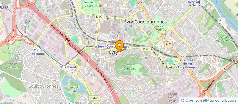 localisation de l'entreprise MOB&GO  EVRY-COURCOURONNES
