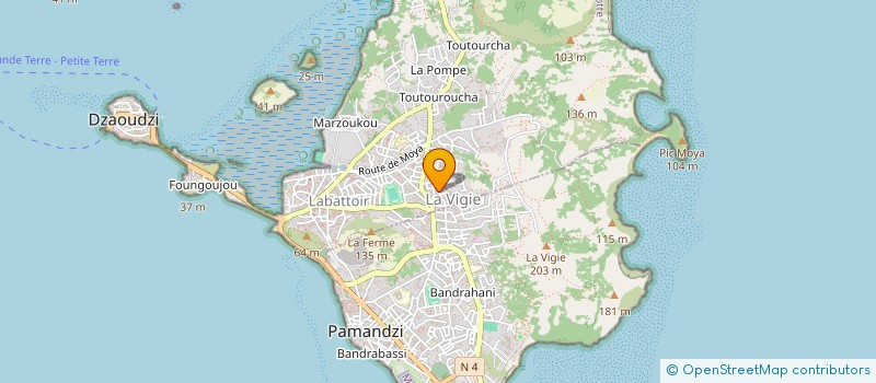 localisation de l'entreprise MOB'HELIOS MAYOTTE à DZAOUDZI