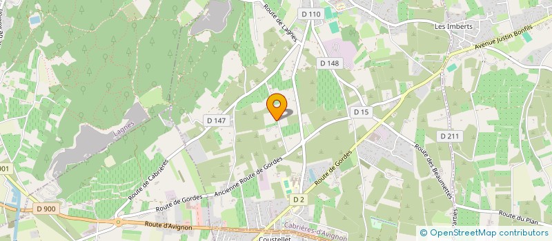 localisation de l'entreprise MOB'HOTEL  CABRIERES D'AVIGNON