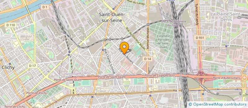 localisation de l'entreprise MOB HOUSE PARIS SNC à SAINT-OUEN-SUR-SEINE