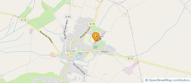 localisation de l'entreprise MOB'IN CENTRE VAL DE LOIRE  BAUGY