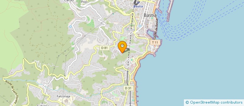 localisation de l'entreprise MOB'IN CORSICA à BASTIA