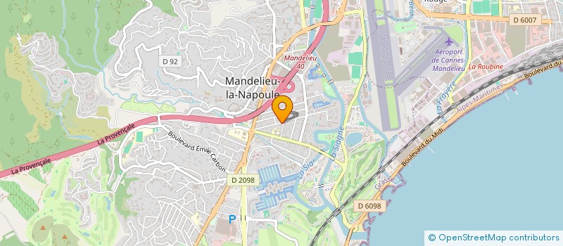 localisation de l'entreprise MOB'INDIC  MANDELIEU-LA-NAPOULE