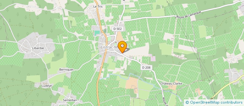 localisation de l'entreprise MOB'OPTIC  LISTRAC-MEDOC